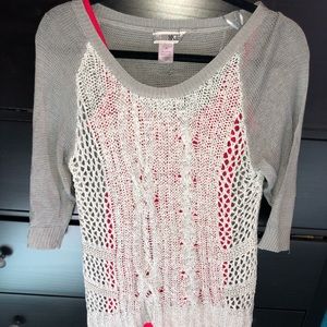 BKE sweater and tank top